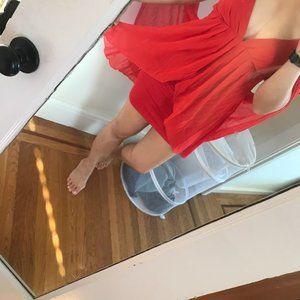 Red versatile flirty dress